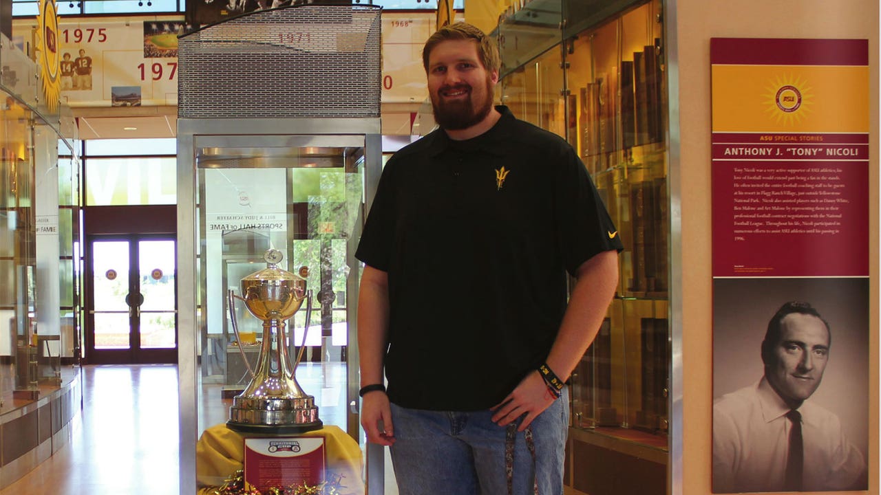 Arizona State lineman Chip Sarafin says he is gay